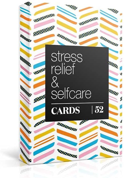 Allura & Arcia 52 Stress Less & Self Care Cards - Mindfulness & Meditation Exercises - Anxiety Relief & Relaxation