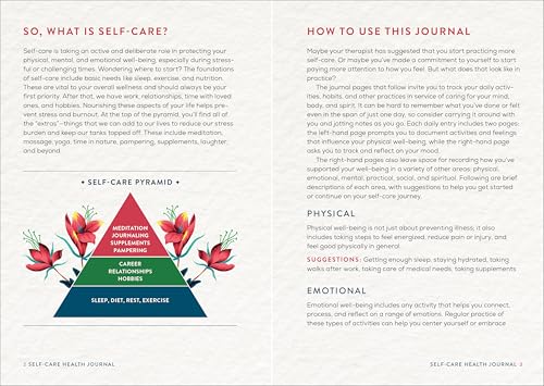 Self-Care Health Journal: A 90-Day Food, Fitness, and Well-Being Tracker