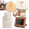 Pet Loss Bereavement Gift Box, Thoughtful Gifts for the Holidays, Photo Frame, Hanging Remembrance Ornament, Sympathy Card, Comforting Hot Water Bottle, Scented Memory Candle