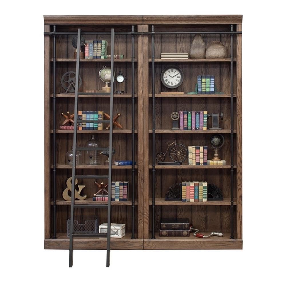 Martin Furniture Avondale 2 Bookcase Wall, Oak