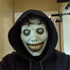 Scary Halloween Mask Smiling Demons Horror Mask Scariest Creepy White Mask with Eye for Cosplay