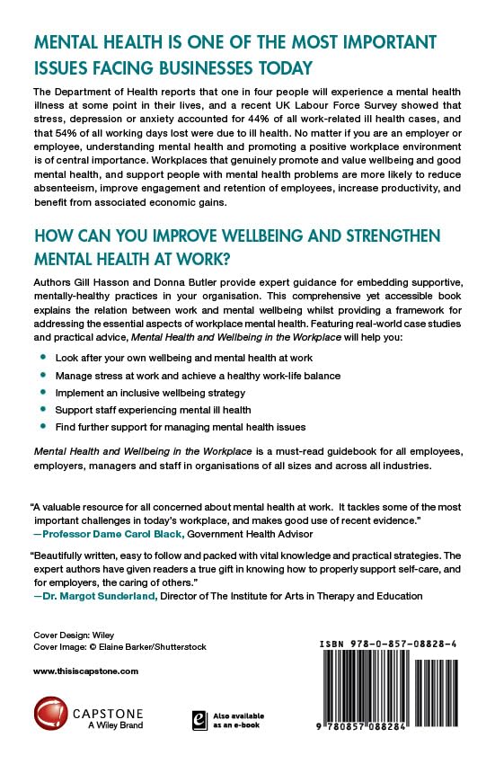 Mental Health and Wellbeing in the Workplace: A Practical Guide for Employers and Employees