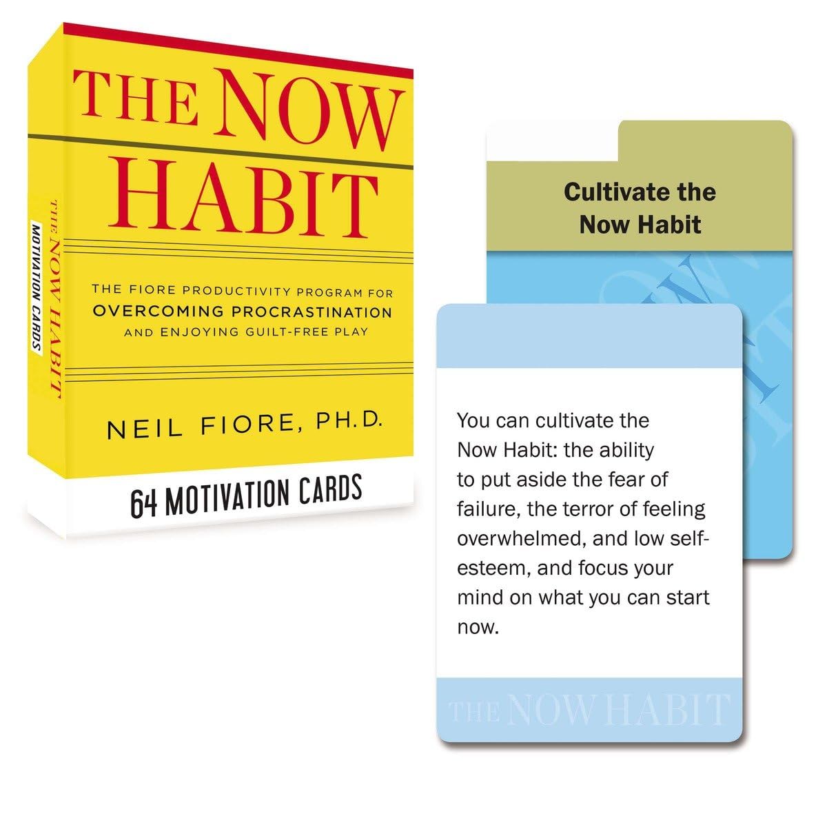 The Now Habit: 64 Motivation Cards: The Fiore Productivity Program for Overcoming Procrastination and Enjoying Guilt-Free Play (Tarcher Inspiration Cards)