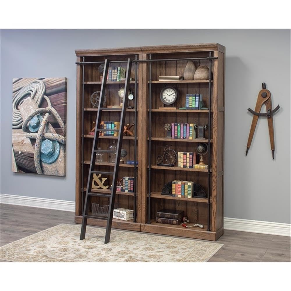 Martin Furniture Avondale 2 Bookcase Wall, Oak