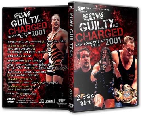 ECW Guilty As Charged 2001 DVD