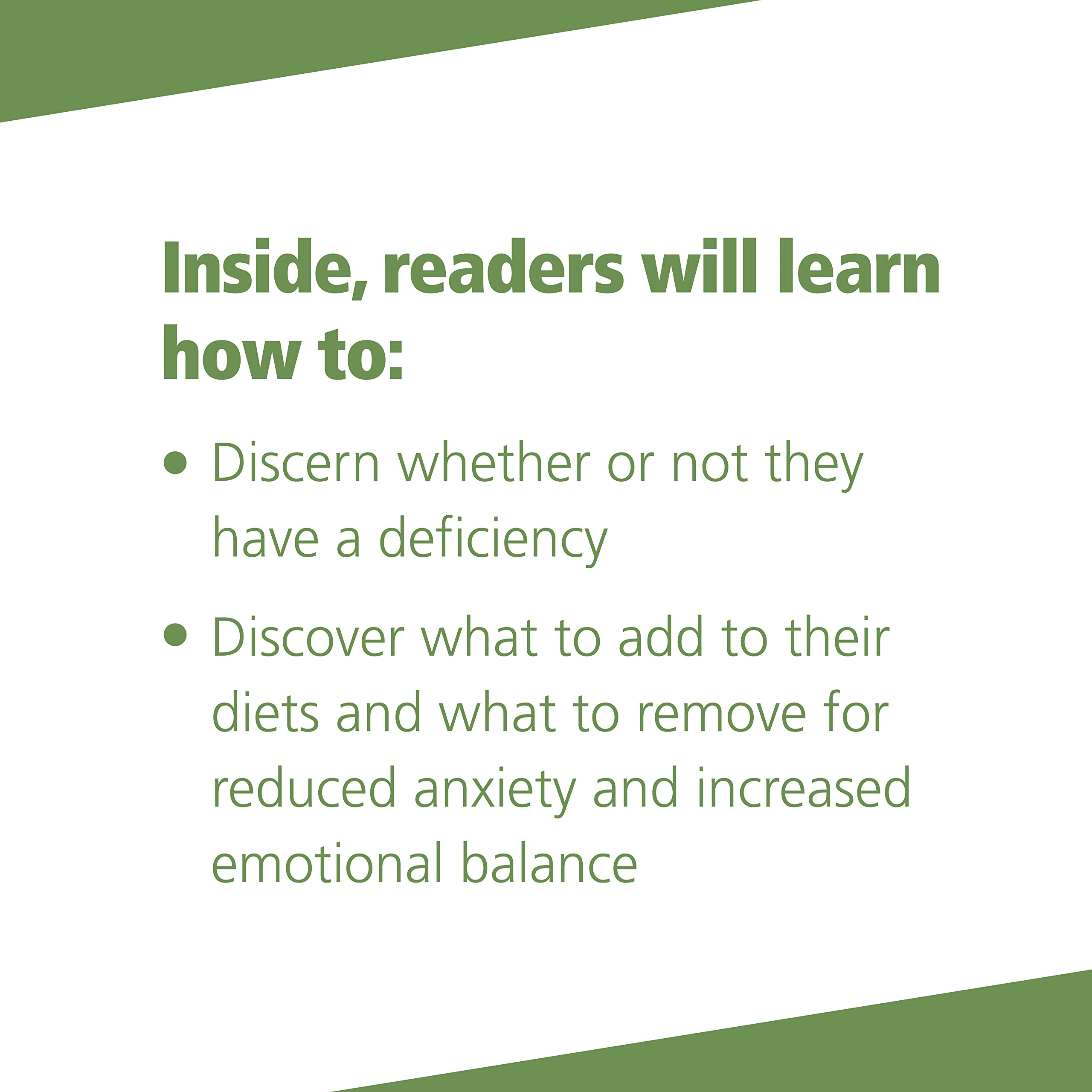 The Antianxiety Food Solution: How the Foods You Eat Can Help You Calm Your Anxious Mind, Improve Your Mood, and End Cravings