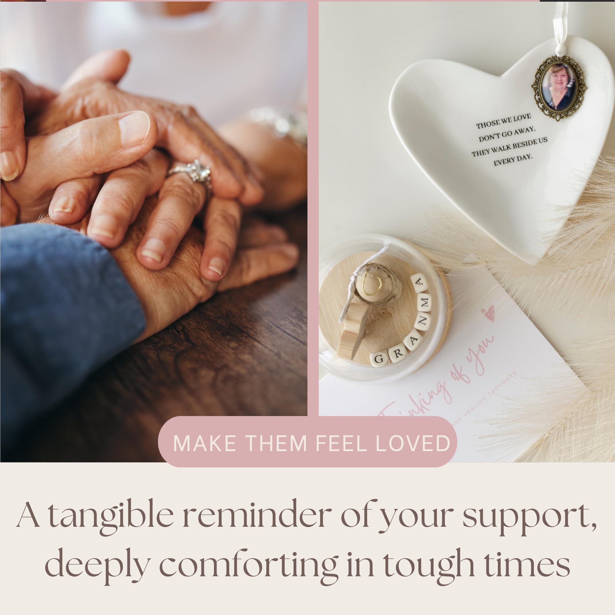 Loss of Grandmother Sympathy Gifts - Those We Love Don't Go Away Bereavement Gift for Widow - Memorial Gifts for Loss of Mom - Remembrance Gift for Loss of Husband, Father, Daughter, Son, Grandma