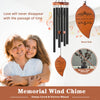 Soopau Memorial Sympathy Wind Chimes, Sympathy Gift Baskets in Memory of a Loved One Mother Father for Memorial/Bereavement/Condolence, 30