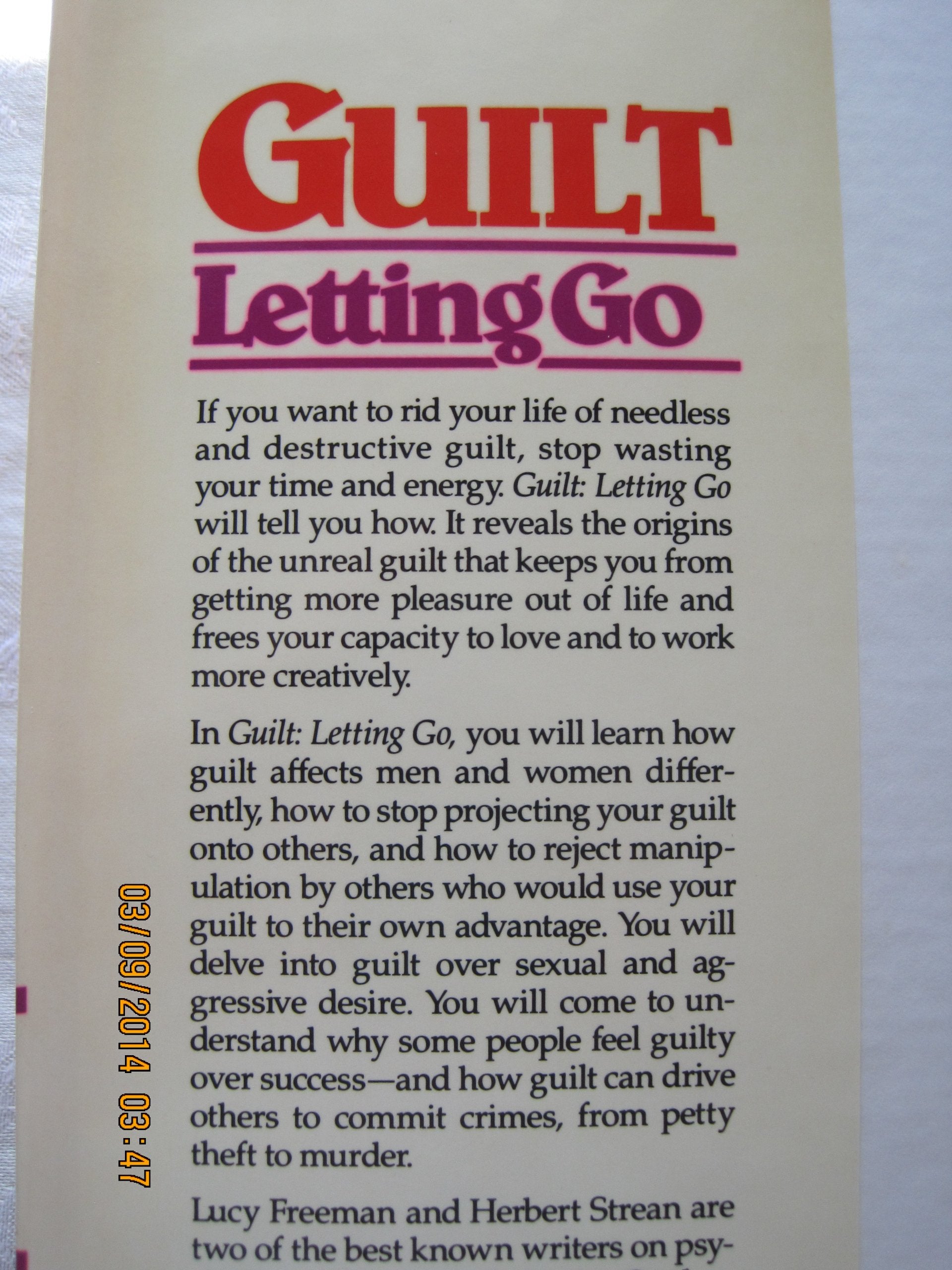 Guilt: Letting Go